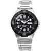 Casio Men S Analog Watch Metal Band Black Mrw 200hd 1bv