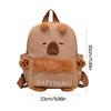 Sweet Cartoon Backpack for Girl Plush Backpack Large Capacity Backpack Book Bag Lovely Dolls Bag Student School Bag