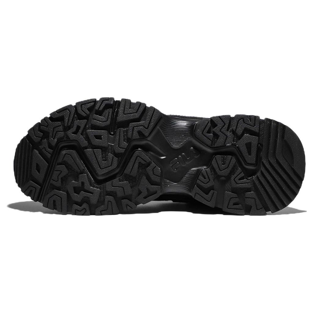 Fila Fire Cracker Fabric Leather Sports Comfortable Low-Top Casual Shoes Unisex Sneaker Black 1JM01679E_001