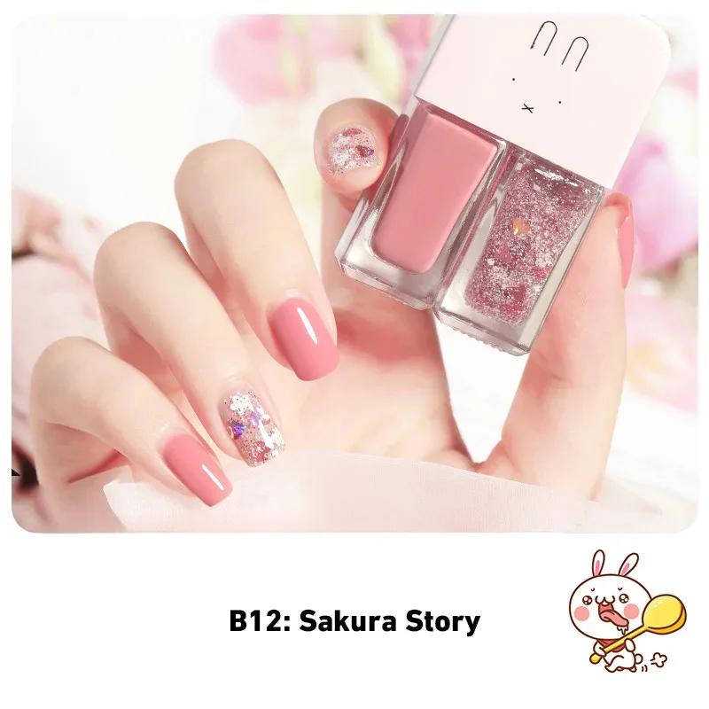 

Двухцветный лак для ногтей без запекания, быстросохнущий, долговечный, телесного цвета, лак для ногтей на водной основе, студенческий премиум-класс, белый прозрачный цвет, хит 2024 года.