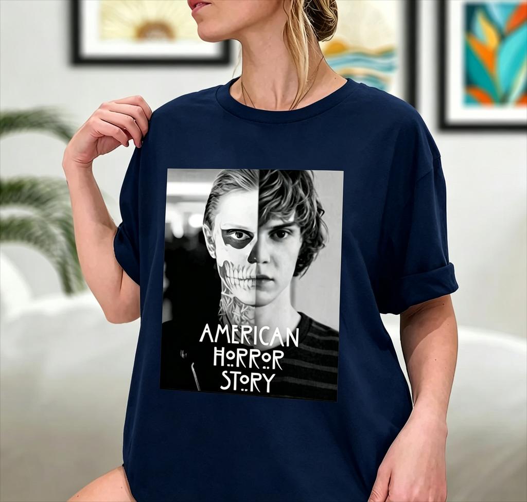 Pepper American Horror Story AHS Tshirt American Horror Story Tate Love Someone Girl Retro Comfortable Breathable Shirt