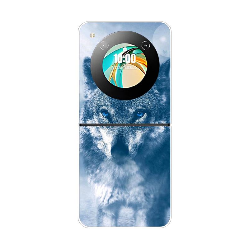Hülle Für ZTE Nubia Flip NX724J Fundas Transparent Hart Faltbar Stoßfest Bumper Für ZTE Libero Flip 5G Nubia Flip2 Klare Abdeckung
