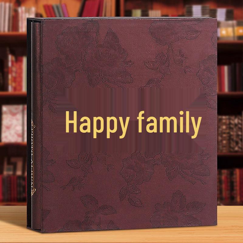 Familienfotoalbum - Große Kapazität mit Blättern in gemischten Größen für Fünf-Zoll-Fotos, Gedenkalbum-Sammlung