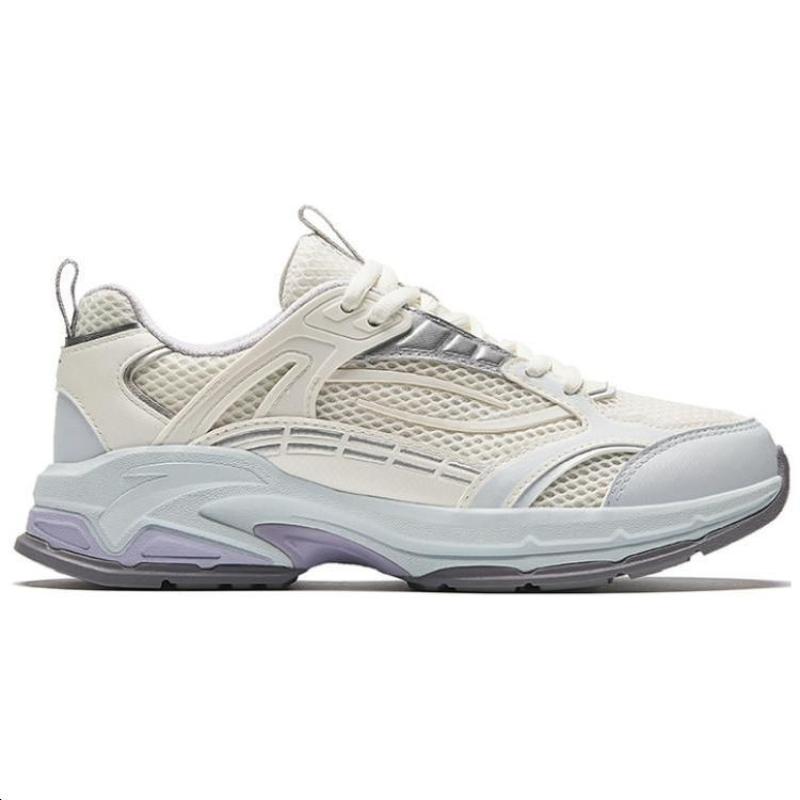 Anta Millennium Glacier Slip-Resistant Low-Top Casual Shoes Women's White Gray Sneakers 922428813-2