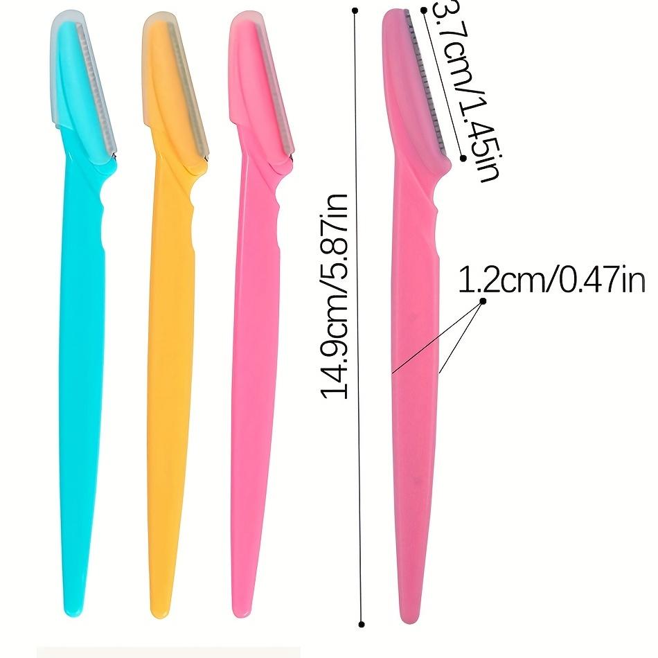 10PCS Eyebrow Razors for Women Multipurpose Face Razors Trimming and Shaping Smooths Away Peach Fuzz Face Trimmer Hair Removal