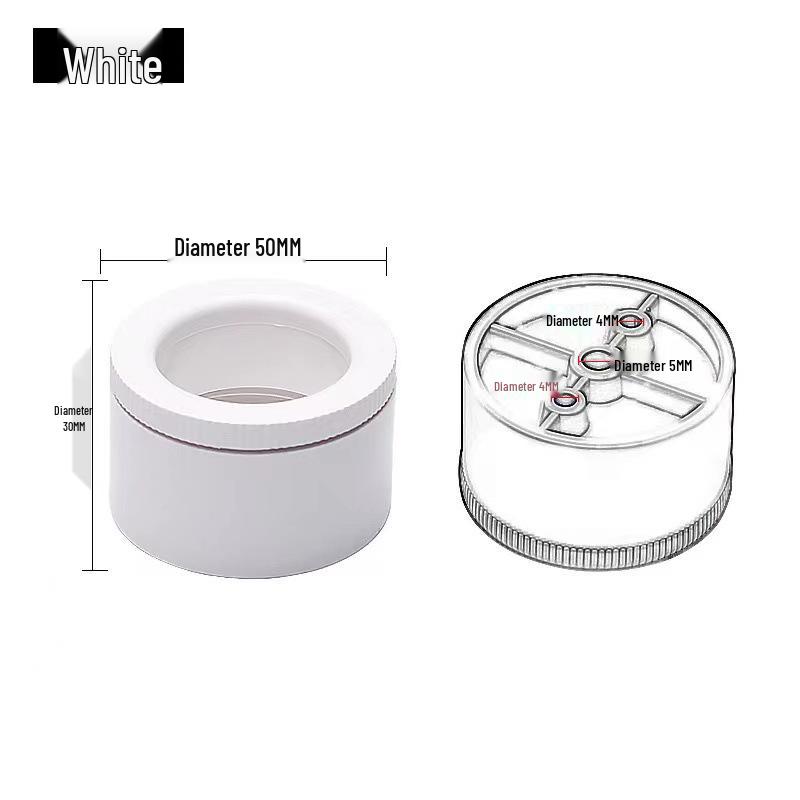 Adjustable Round Plastic Cabinet & Bed Support Legs