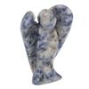 1pcs Hand Carved Natural Stone Guardian Angel Statue Angel Gemstone Decor  Home Decor