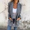 Avrupa ve Amerikan sonbahar ve kış hırka ceket kadın gündelik moda retro bin kuş kare yaka takım elbise