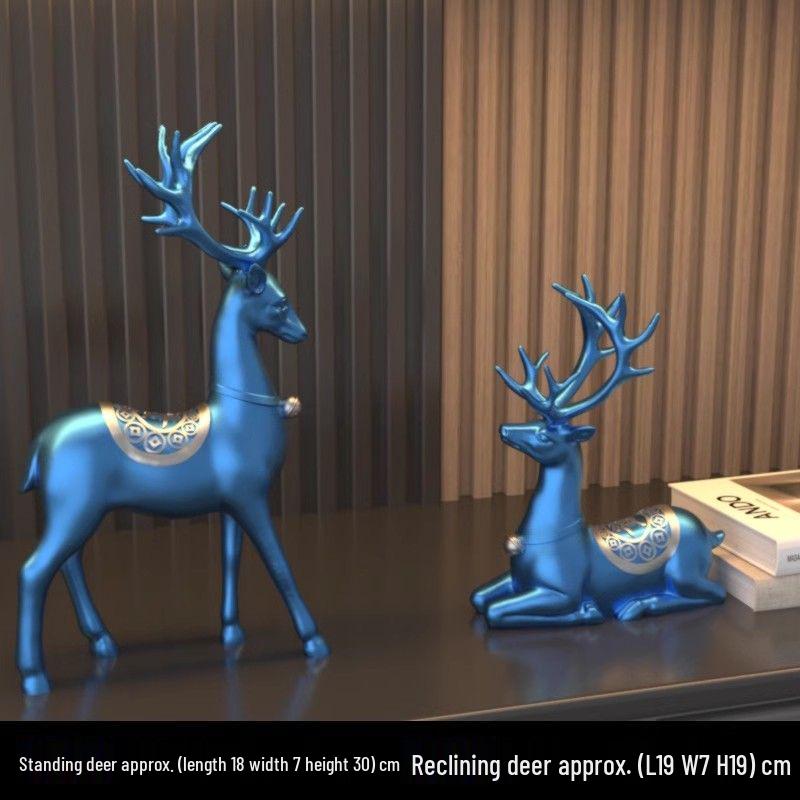 Creative Deer Ornament for Home Decor - Perfect for Living Room, Wine Cabinet, TV Stand, or Entryway Display