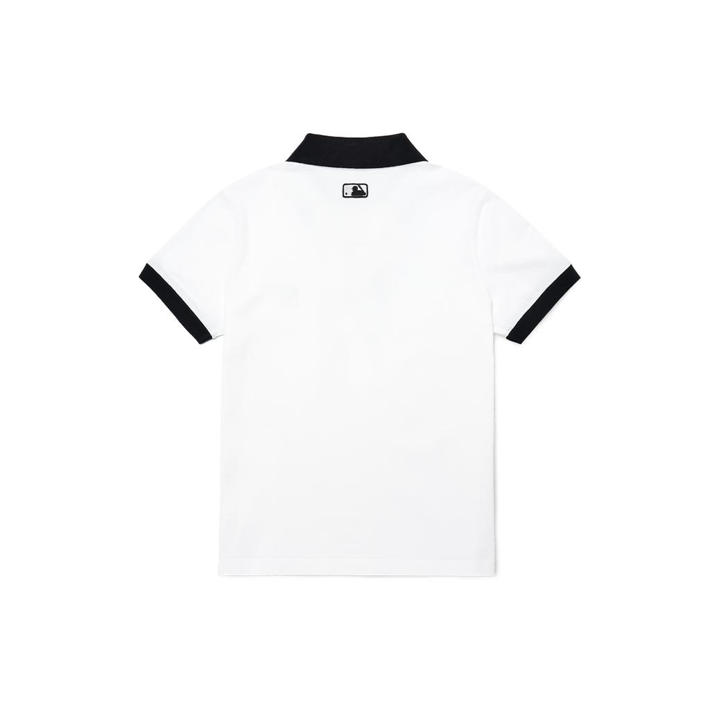 New MLB New York Yankees Polo Shirts Women's White 3FPQ03023-50WHS