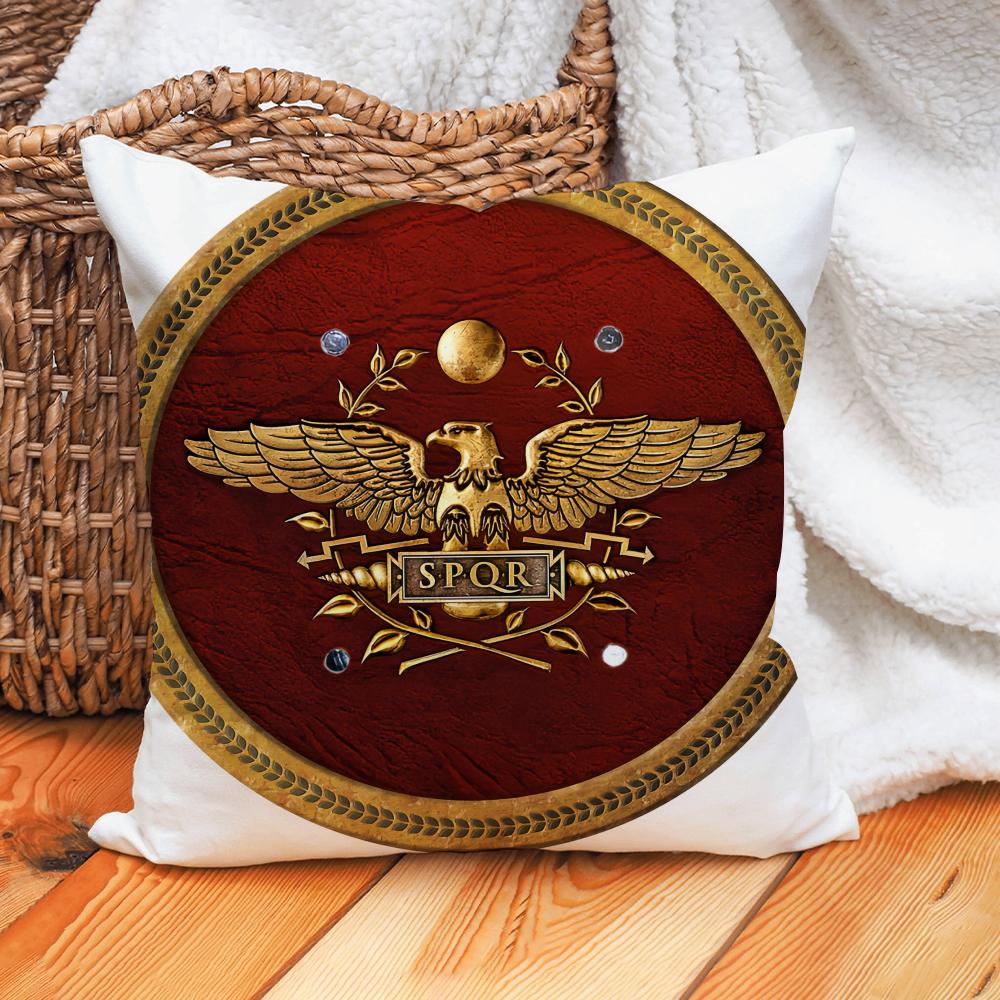 Fashion SPQR Pillow Case Home Decoration Cushion Cover Suitable For Office Sofa Bedroom Car