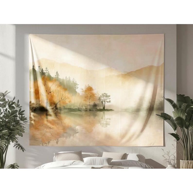 Japanese minimalism tapestry 75x100 чёрный