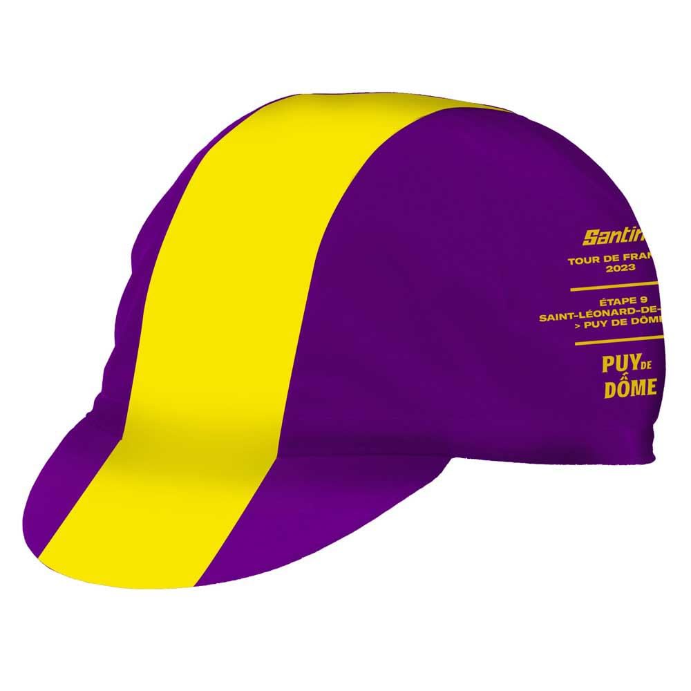 

Santini Tour de France Official Cycling Cap RE460COTPDD3TDF Purple фиолетовый
