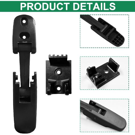 2 Pcs Hood Latch Kit 315-5502 315-5503, Heavy Duty Hood Latches, for Kenworth T170 T270 T300 T370 T440 T470 T660, Peterbilt 325 335 337 340 348 384