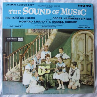 Δίσκος LP ORIGINAL LONDON CAST - Sound Of Music CLP1453 His Master's Vo 1963 Ηνωμένο Βασίλειο Μουσική από Ταινίες & Μιούζικαλ Μεταχειρισμένος
