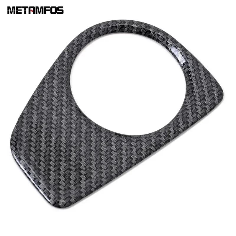 Interior Accessories For Volkswagen VW Atlas Teramont 2017- Carbon Fiber Head Light Lamp Switch Button Cover Trim