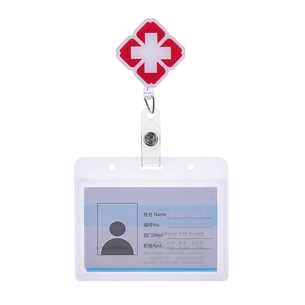 

Клипса для бейджа Клипса для ID-карты Держатель для ID-бейджа Держатель для визитки Выдвижной бейдж Медсестра Врач 02