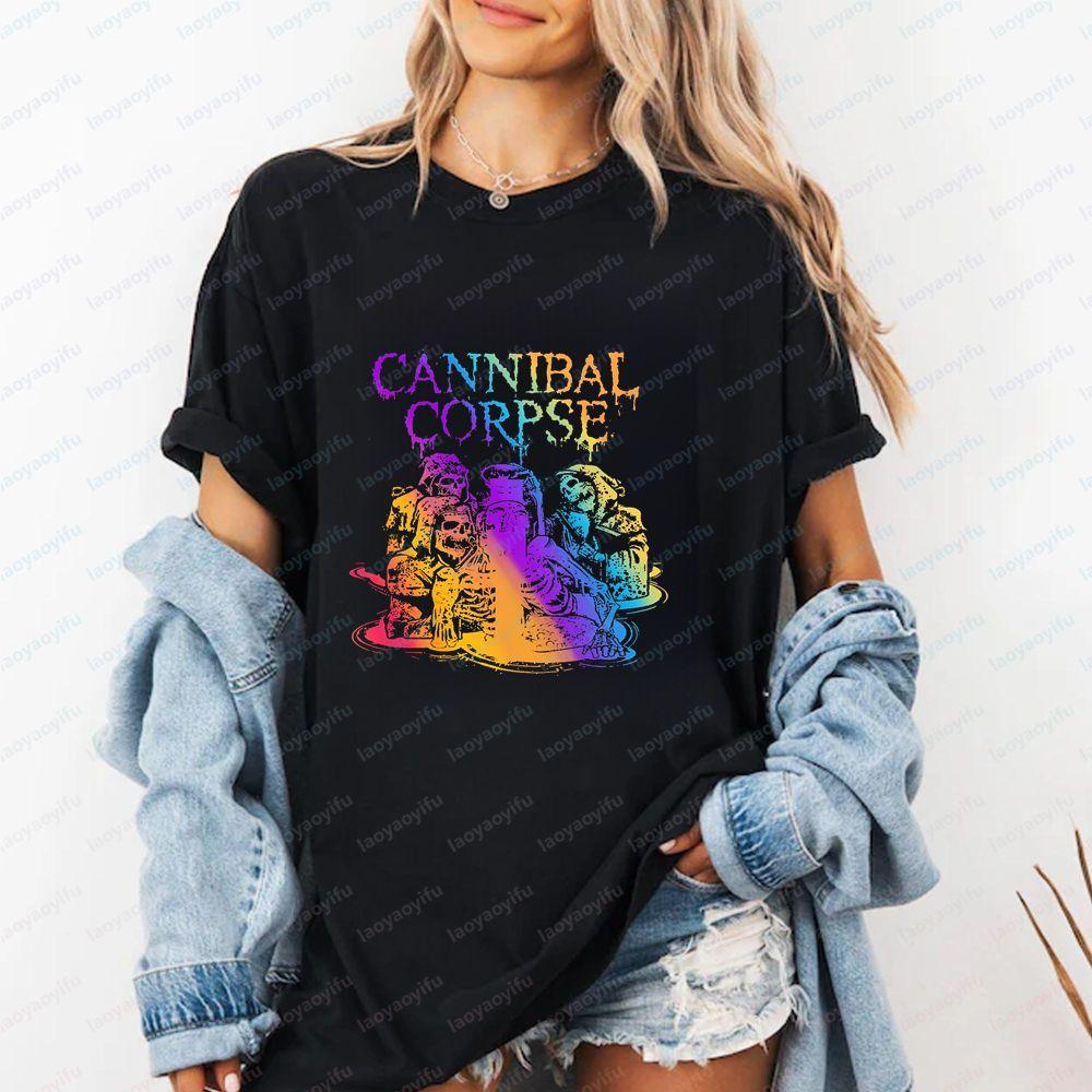 Cannibal Corpse - Summer Trend Harajuku Short-Sleeved Men's and Women's Universal Shirt Pattern