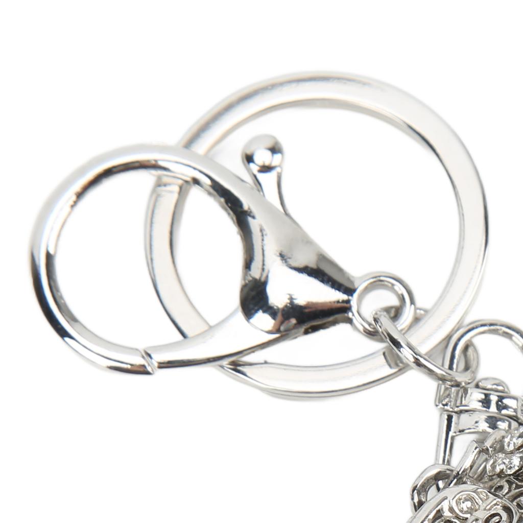Elephant Keychain Electroplate Retro Keychain Good Luck Environmental Friendly Elephant Key Chain Cute Keychain for Birthday
