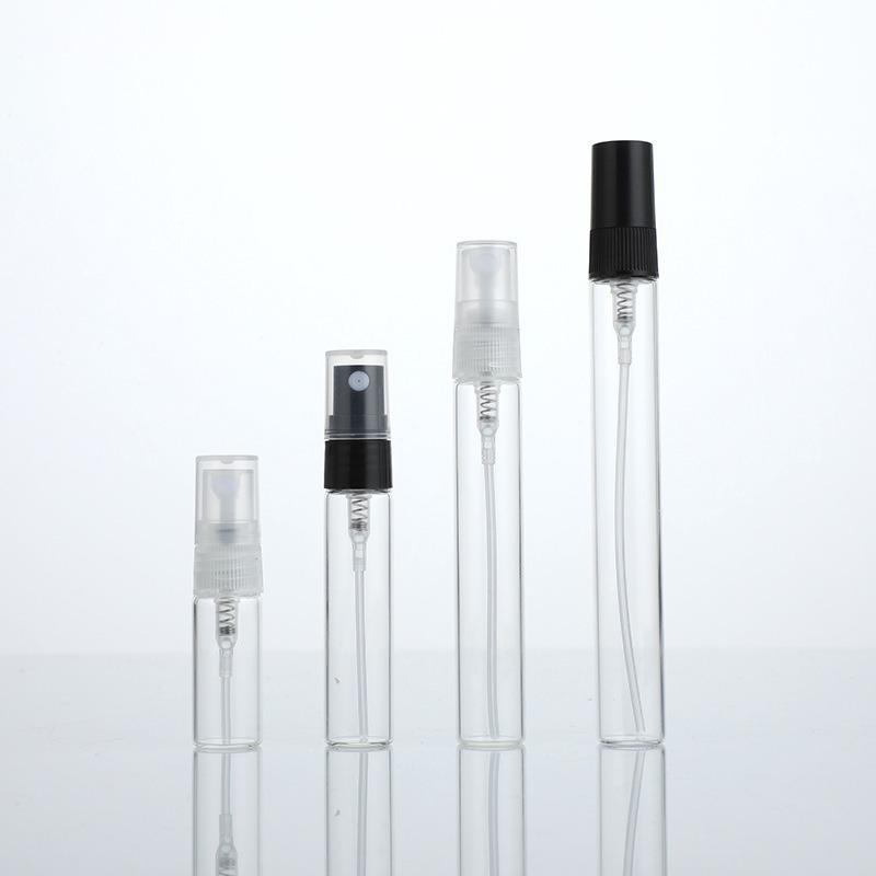 Portable Refillable Travel Perfume Spray Bottle with Dropper, Small Capacity