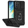 Armor Slide Camera Funda For Samsung Galaxy S21 Ultra Case Magnetic Holder Ring Protect Cover For Galaxy S21 + Plus S 21FE Funda