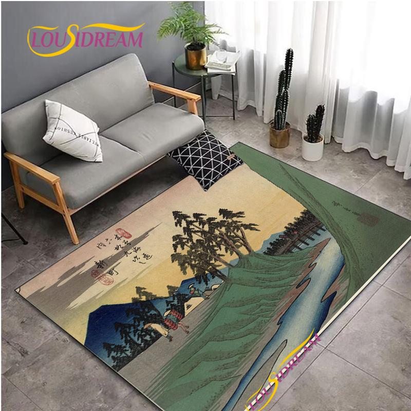 Fashion Van Gogh Art Carpet for Living Room Bedroom Rugs Kitchen Kids Door Un-slip Floor Mats Alfombra Birthday gift Poster Mat