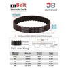 106-299mm, XL Timing Belt, Models from 42XL, 48XL, 50XL, 54XL, 60XL, 70xl To 118XL, for DIY/CNC/3D Printers, Rubber Toothed Belt