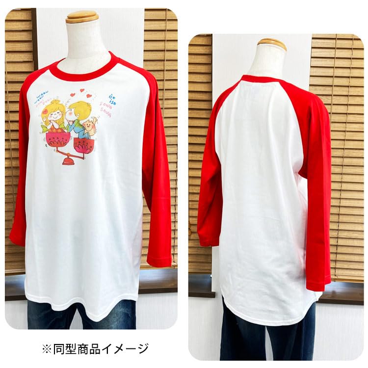 Mizumori Ado 34 Sleeve Raglan Sleeve T-Shirt Mado Blue M Size
