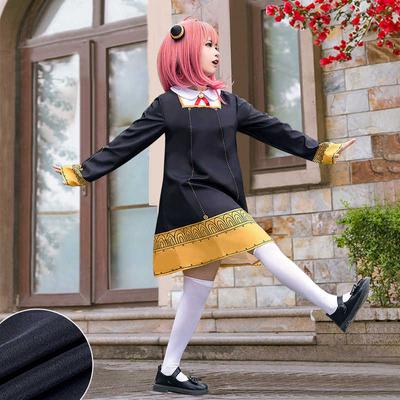 Anime Spy X Family Costume Anya Forger Cosplay Costume Abiti Vestito Nero Uniforme Gonna Ragazze Scuola Bambini Adulti Abiti Femminili Cos Eden Academy