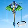 Weifang Pterodactyl Dragon Kite - Long-Tailed, Easy-Fly Cartoon Kite for Light Breeze Outdoor Fun