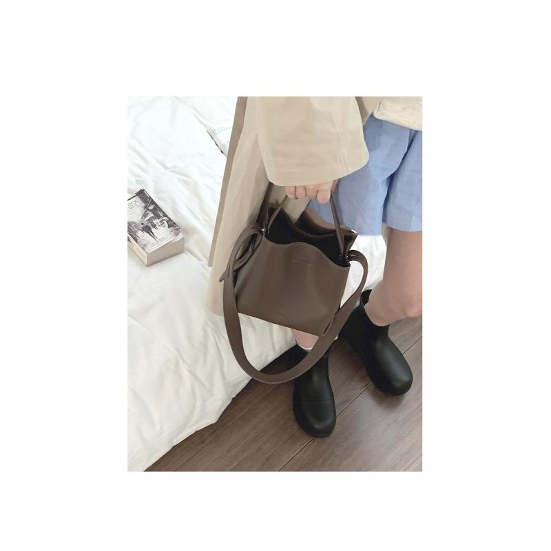 Tooxika Женская новая высококачественная фактурная сумка-ведро большой вместимости — фото 8