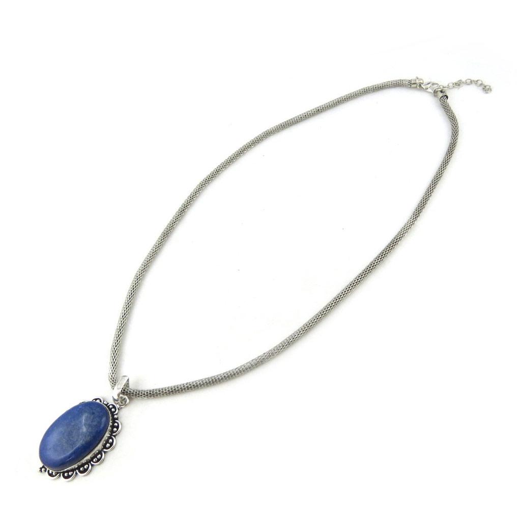 Les Trésors De Lily [N1212] - Designer Necklace 'Kilimanjaro' Blue