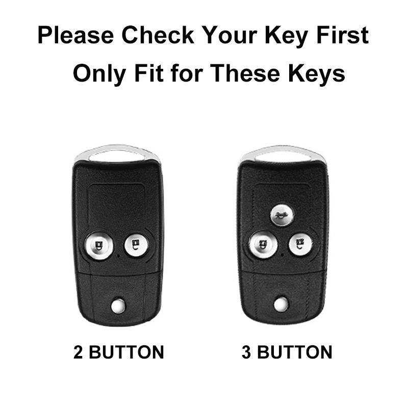 Nytt TPU Bil Vippenøkkel Etui Deksel Skall for Honda Civic Fit Accord CRV HRV Jazz Odyssey for Acura TL TSX ZDX RSX CRZ 2 3 Knapper