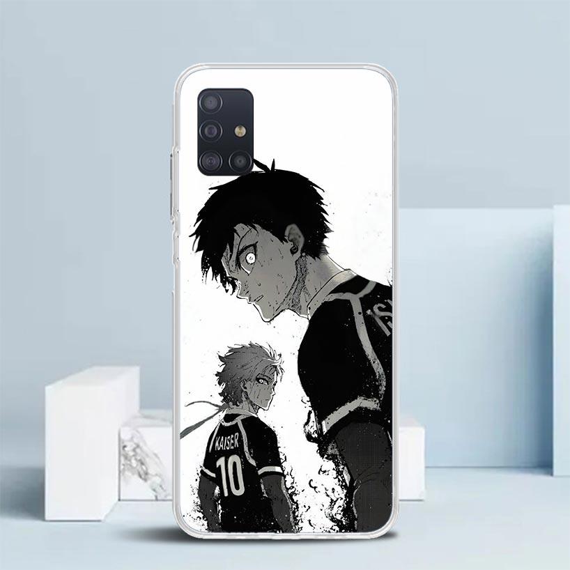 Blue Lock Isagi Yoichi Phone Case For Samsung Galaxy A52 A32 A22 A12 A51 A50S A30S A10S Note 20 Ultra 10 S10 Plus A31 A20 A71 A7