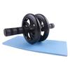 Mens and Womens Household Small Sports Equipment Abdominal Muscle Silent Abdominal Wheel Twowheel Trainer
