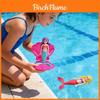 Shell Mermaid Pool Water Play Set With Plastic Construction For Kids Bathing Fun