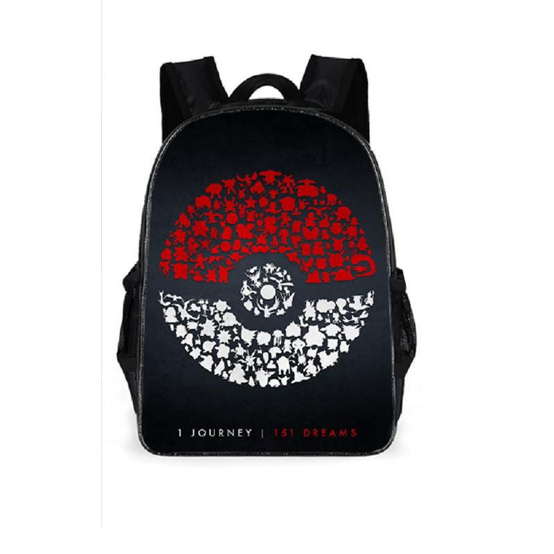 Pokémon Pokémon Backpack Student School Bag Cartoon Anime Backpack