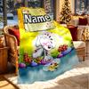 Custom Name Personalized Diddl Print Blanket, Home Decor, Bedroom, Sofa, Camping, Couch, Gifts for Birthday ChristmasEnthusiasts