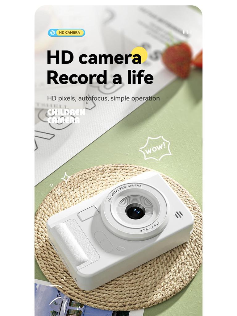 2.4" Retro HD Digital Camera - Compact Portable CCD Card Camera