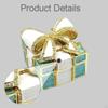 Enameled Decorative Box Bowknot Gift for Valentine's Day Thanksgiving Birthday