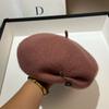 Australian Wool Beret Women'S French Personality Irregular Cross Star Anise Bud Hat Sweet Cool Painter Hat
