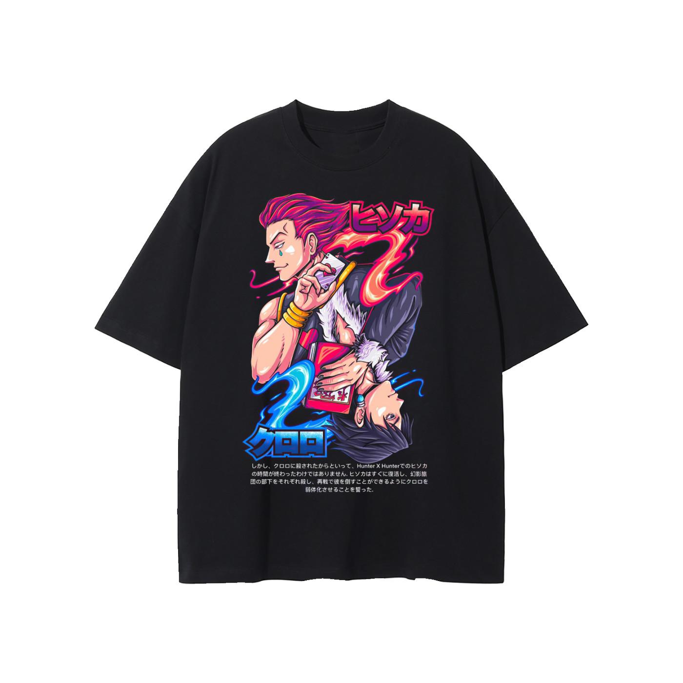 Hisoka Chrollo Hunter X Hunter T-Shirt Manga HxH Hisoka Graphic Tee All Size L