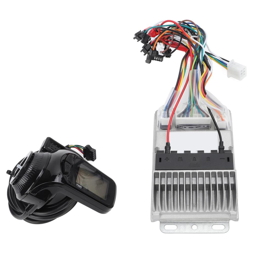 48V 60V 500W Sine Wave Brushless Controller Kit 3 Modes Scooter Brushless Controller with LCD