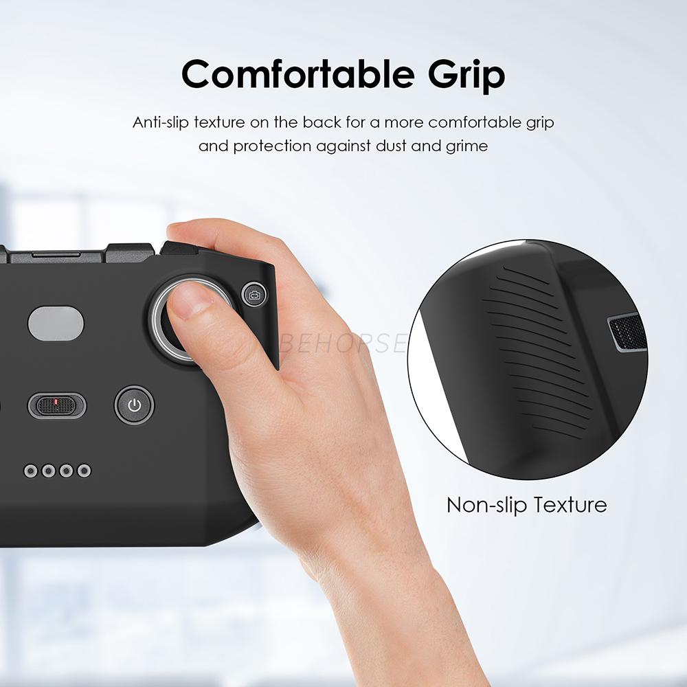 Anti-drop Silicone Sleeve For RC-N1/N2/N3 Case Shockproof Remote Control Cover For DJI Mini 5 Pro/4/NEO/Air 3S Drone Accessories