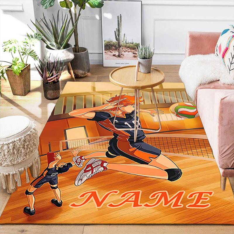 Custom 1Pc Volleyball Spirit Teamwork Triumphs Rug Office Carpet Indoor Outdoor Entrance Doormat Nonslip Soft And Comfortable Living Room D291580