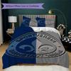 Juego de Ropa de Cama con Patrón SV Darmstadt 98 Funda Nórdica Funda de Almohada Decoración del Hogar Regalo de Cumpleaños (1 funda nórdica + 2 fundas de almohada sin relleno.)91