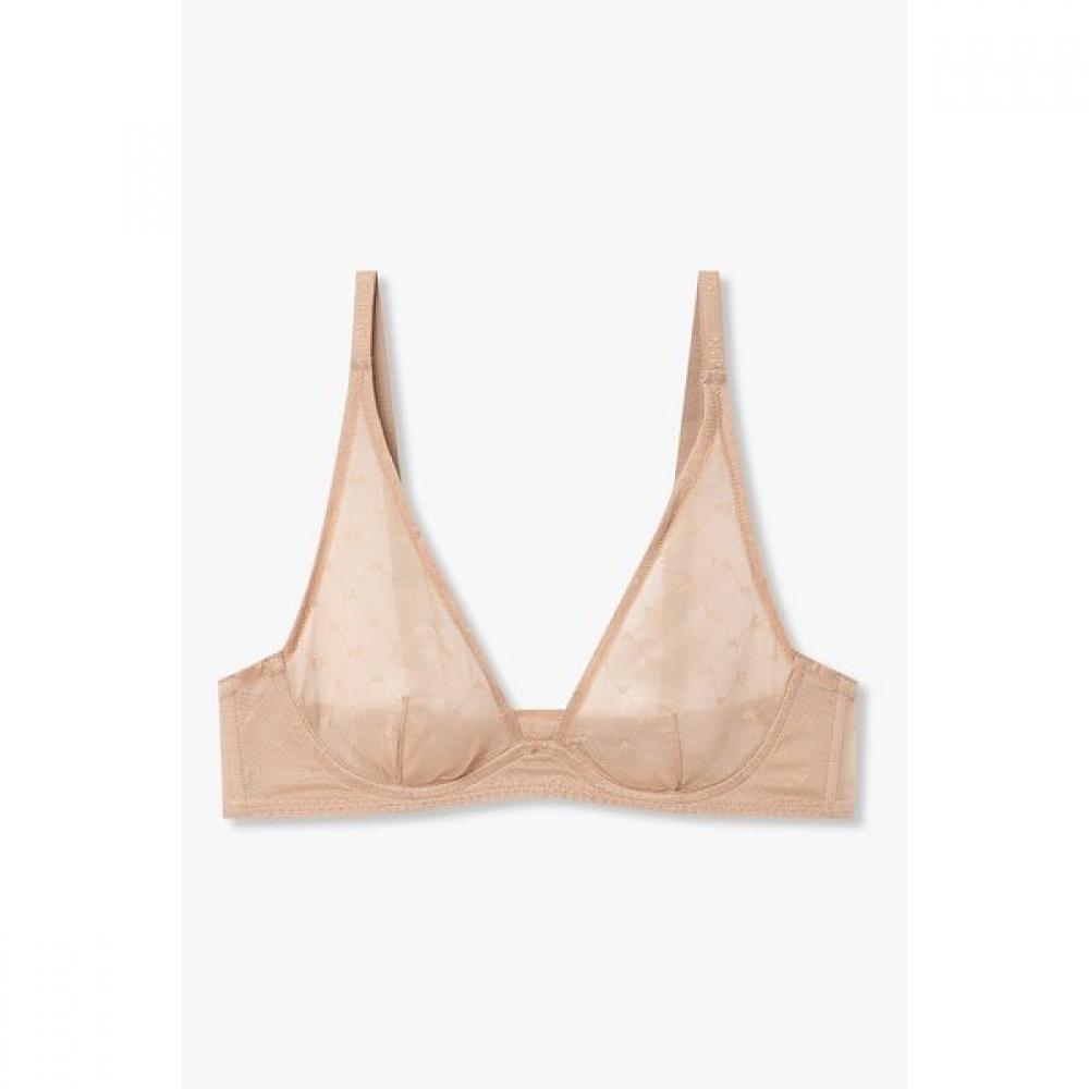 Emporio Armani Women Logo Pattern Mesh Triangle Bra 0826181522 75B(34B)