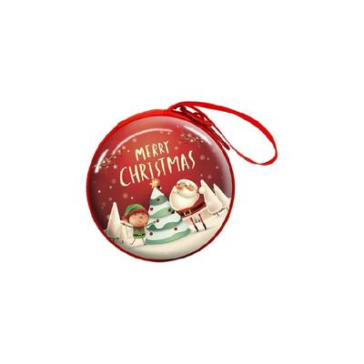 Christmas Themed Childrens Tin Money Holder Cartoon Character Design Safe Pocket Storage For Coin School Supplies Gift