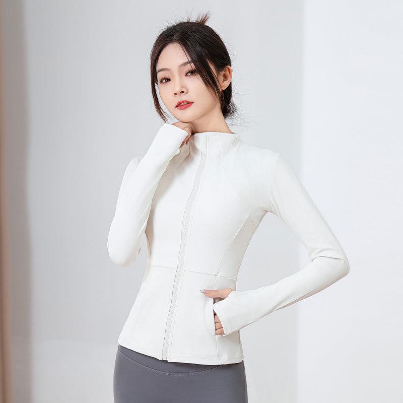 

Ai Meng Niao Женский осенний 2024 года облегающий топ для йоги с длинным рукавом: Новый стиль для бега и фитнеса Small