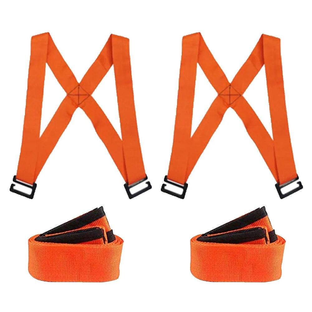2Pcs Labor-saving Furniture Moving Shoulder Back Straps Ropes Forklift Lifting Moving Strap Transport Belt Wrist Straps